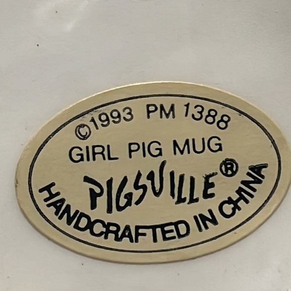 Vintage 1993 Pigsville mug - Picture 6 of 6